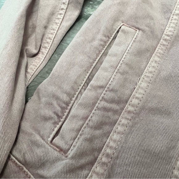 L-Tags on Loft Lavender Denim Jacket - Picture 4 of 7